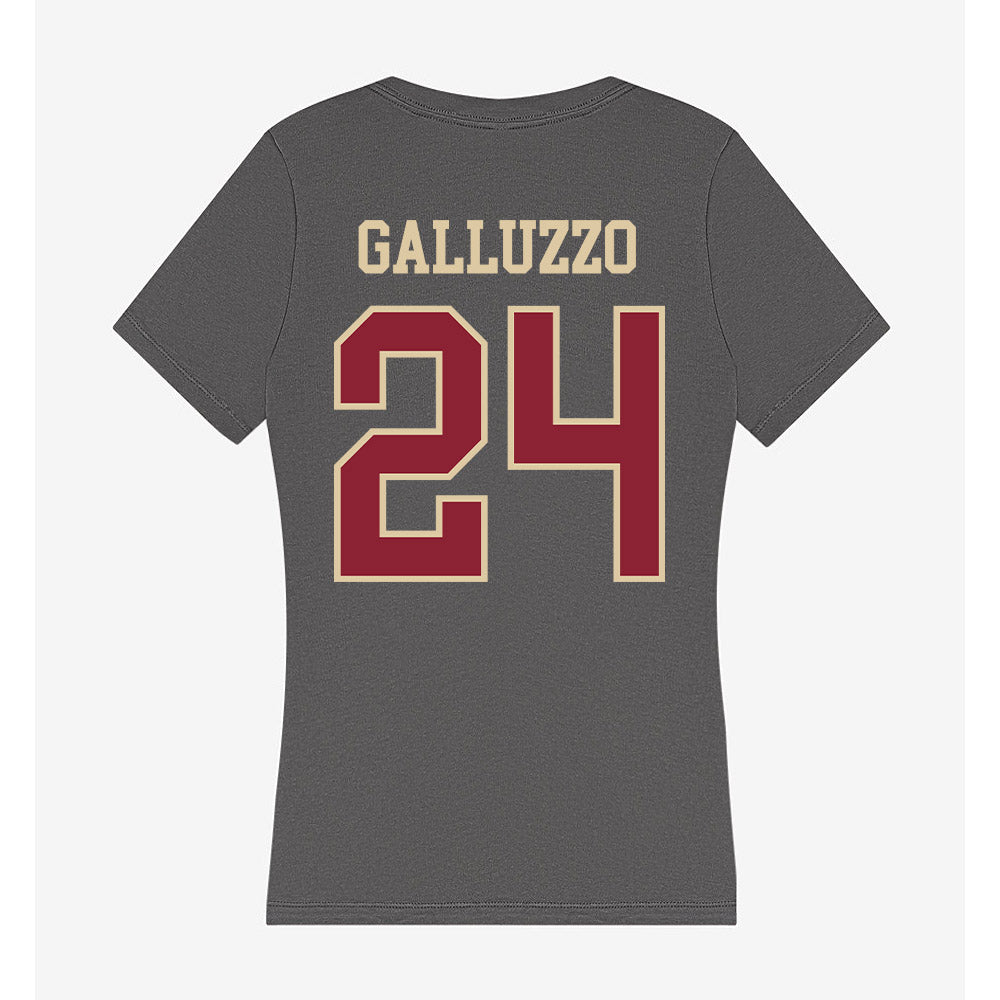 Boston College - NCAA Men's Soccer : Devon Galluzzo - Women's V-Neck T-Shirt-1