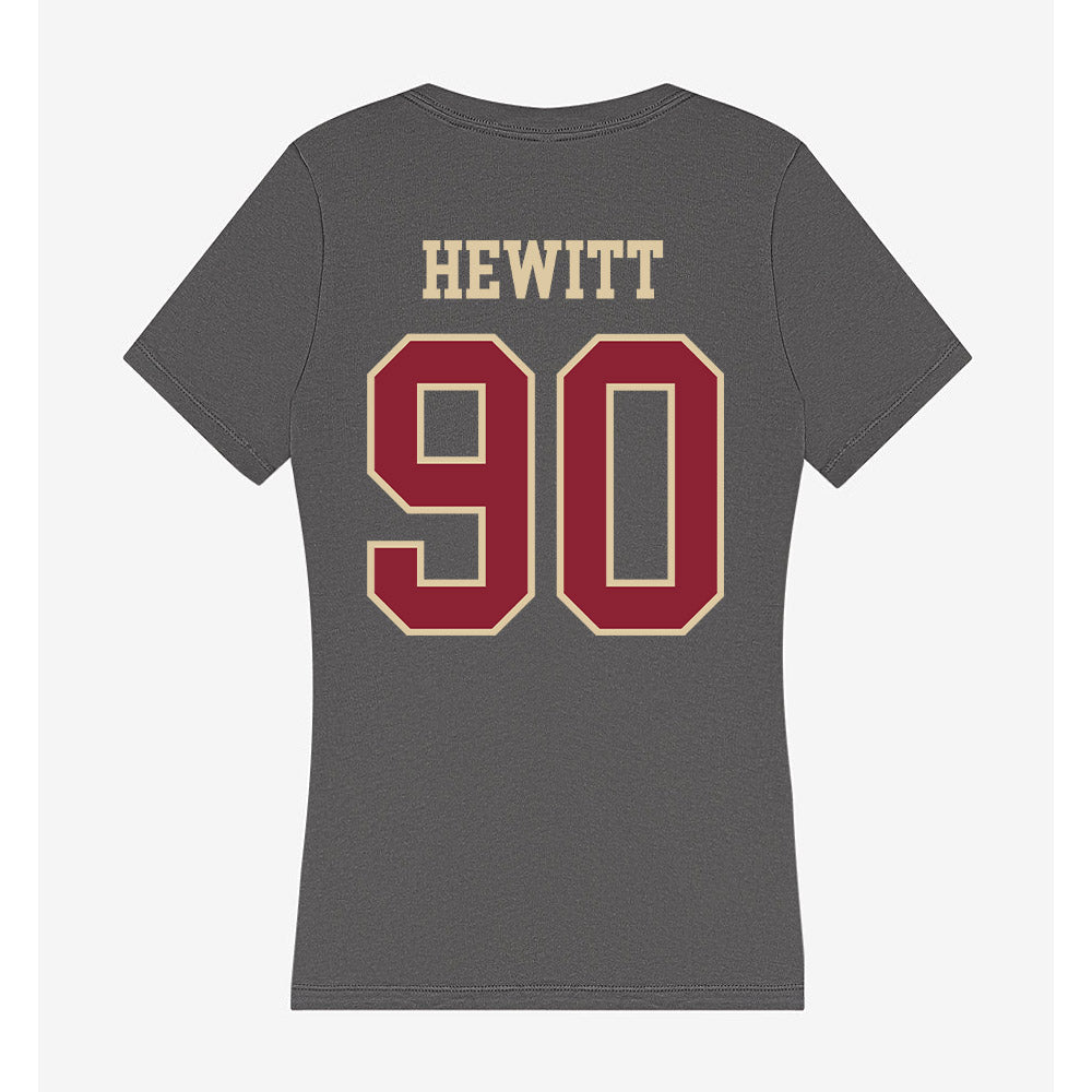 Boston College - NCAA Football : Jon Hewitt - Women's V-Neck T-Shirt-1