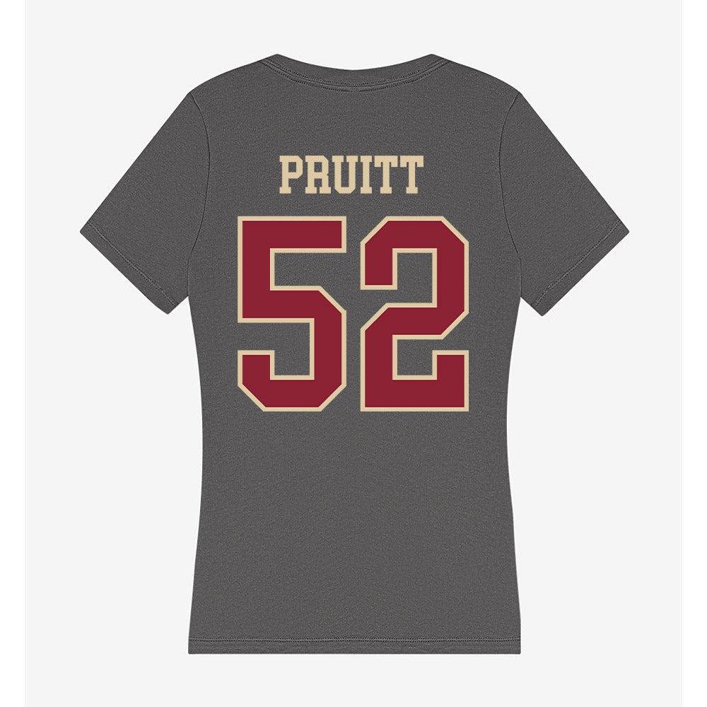 Boston College - NCAA Football : Judah Pruitt - Women's V-Neck T-Shirt-1