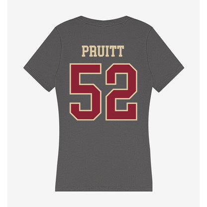 Boston College - NCAA Football : Judah Pruitt - Women's V-Neck T-Shirt-1
