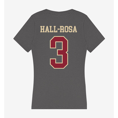 Boston College - NCAA Women's Basketball : Natalia Hall-Rosa - Women's V-Neck T-Shirt-1
