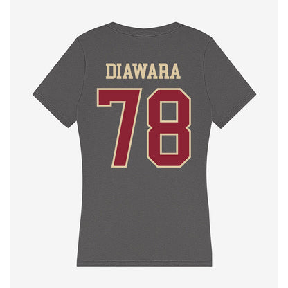 Boston College - NCAA Football : Souleye Diawara - Women's V-Neck T-Shirt-1