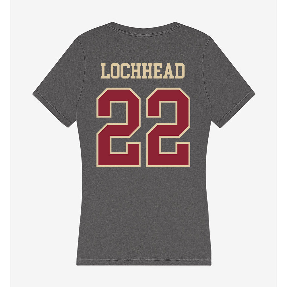 Boston College - NCAA Women's Soccer : Dylan Lochhead - Women's V-Neck T-Shirt-1