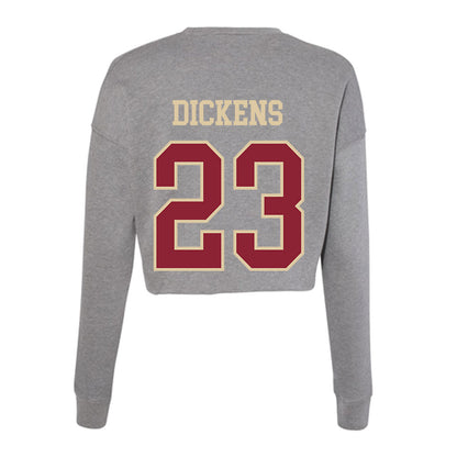 Boston College - NCAA Football : Evan Dickens - Women's Cropped Crew Fleece-1