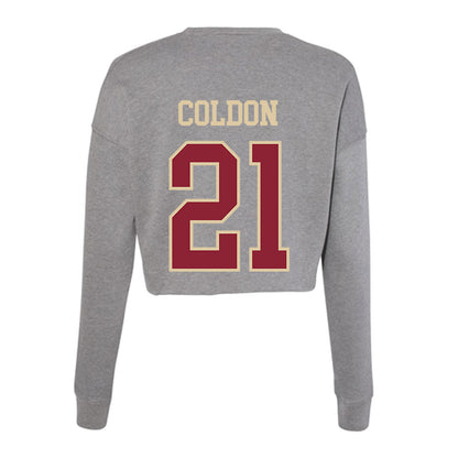 Boston College - NCAA Football : Charleston Coldon - Women's Cropped Crew Fleece-1