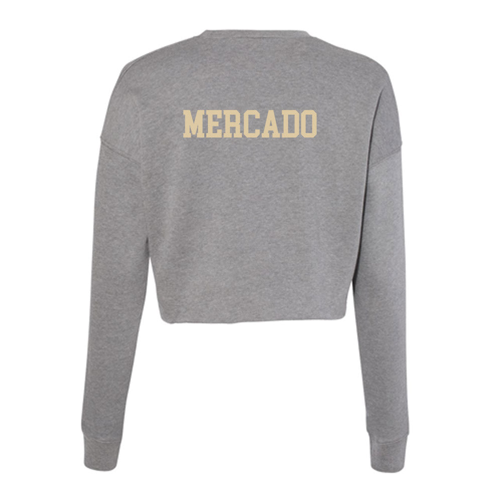 Boston College - NCAA Women's Rowing : Viviana Mercado - Women's Cropped Crew Fleece-1