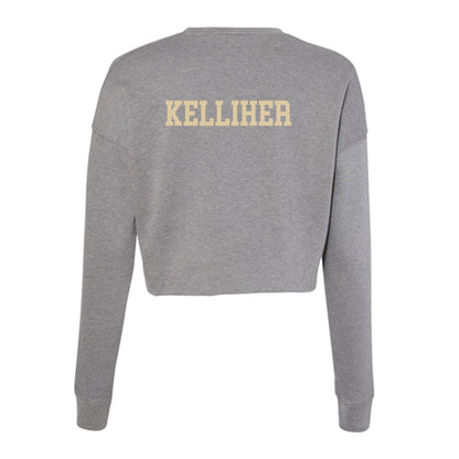 Boston College - NCAA Women's Rowing : Eva Kelliher - Women's Cropped Crew Fleece-1