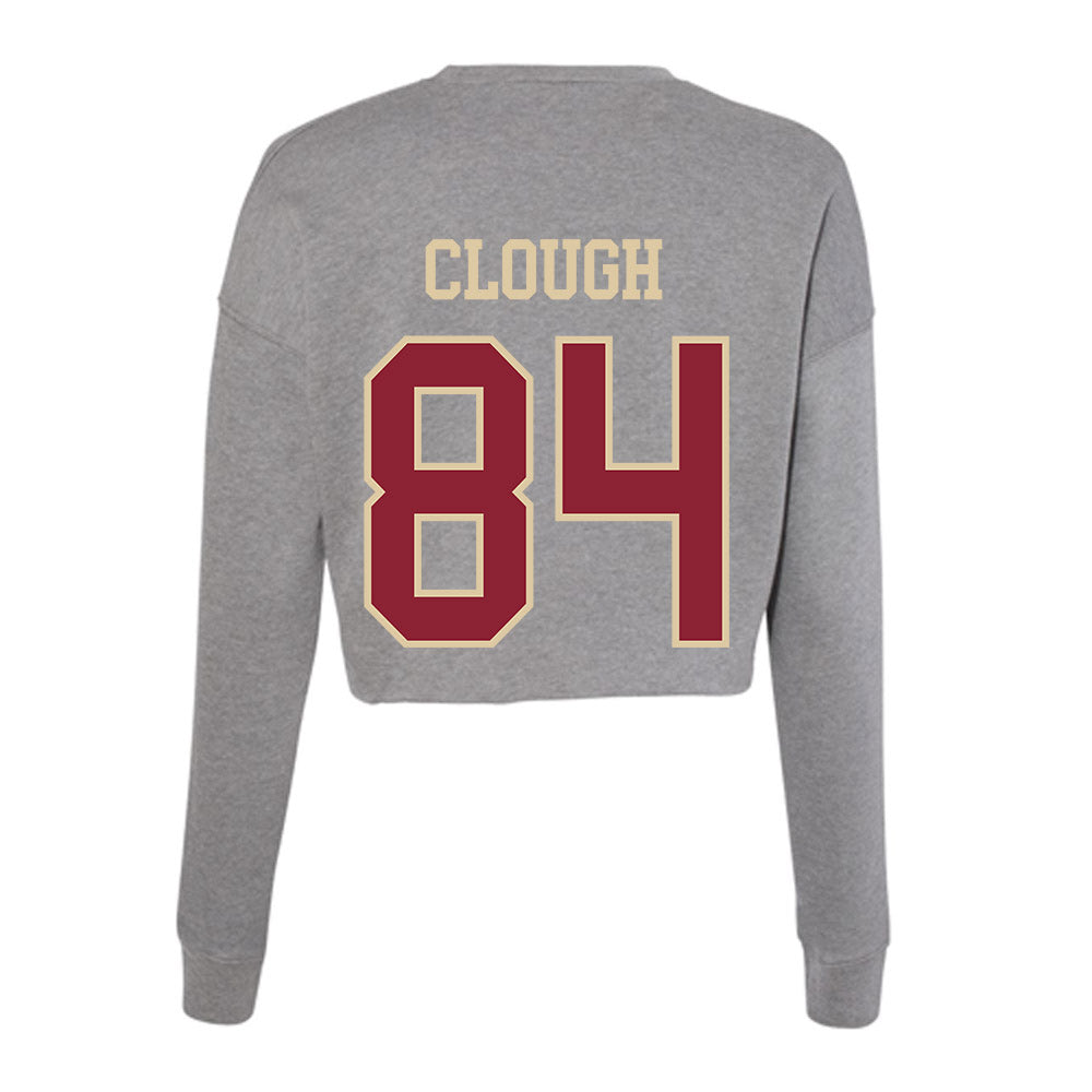 Boston College - NCAA Football : Brady Clough - Women's Cropped Crew Fleece-1