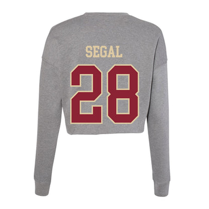 Boston College - NCAA Softball : Makenna Segal - Women's Cropped Crew Fleece-1
