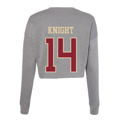 Boston College - NCAA Softball : Emma Knight - Women's Cropped Crew Fleece-1