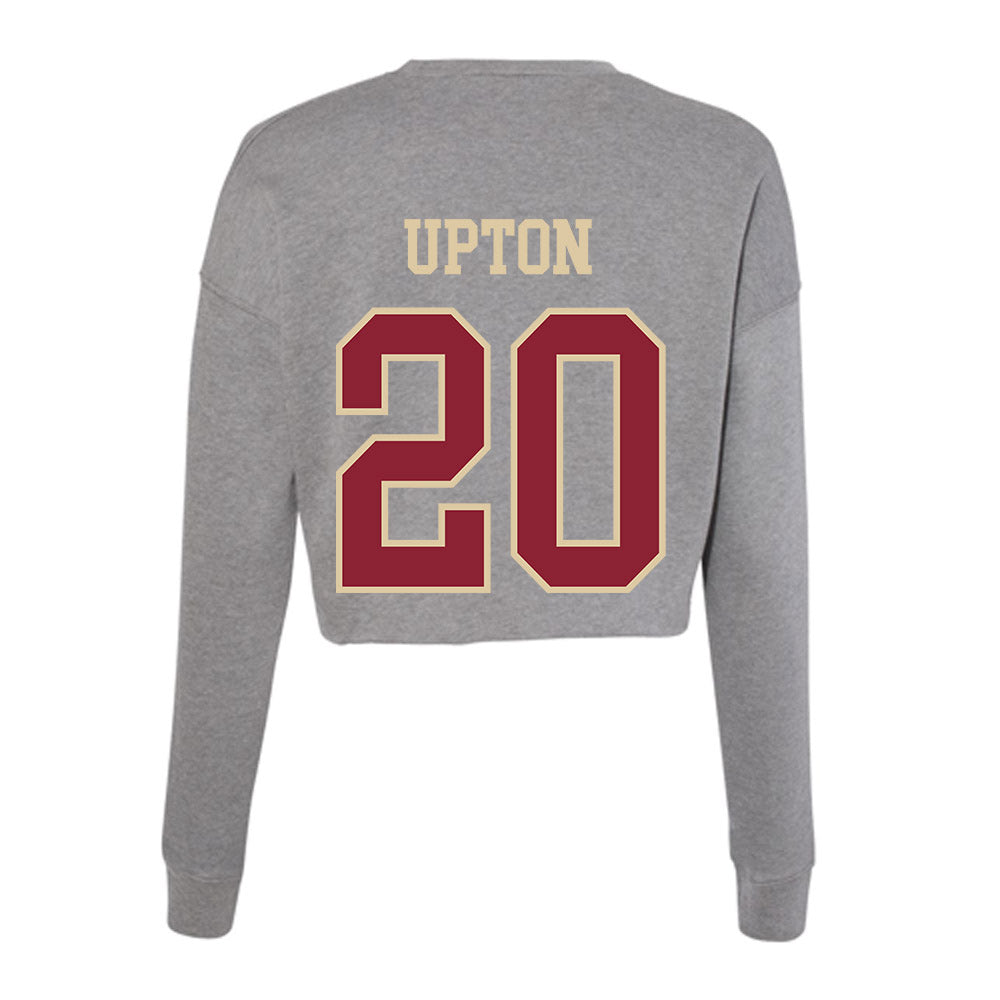Boston College - NCAA Football : Marcus Upton - Women's Cropped Crew Fleece-1