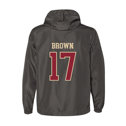 Boston College - NCAA Men's Soccer : Russell Brown - Windbreaker-1