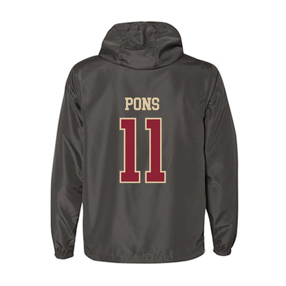 Boston College - NCAA Men's Soccer : Charles Pons - Windbreaker-1