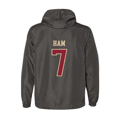 Boston College - NCAA Women's Ice Hockey : Kate Ham - Windbreaker-1