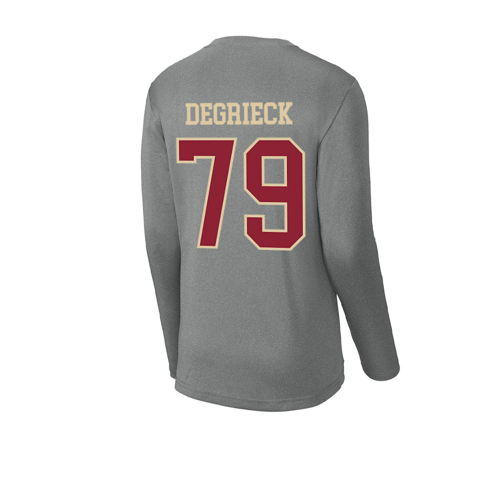 Boston College - NCAA Football : Alex Degrieck - Activewear Long Sleeve T-Shirt-1