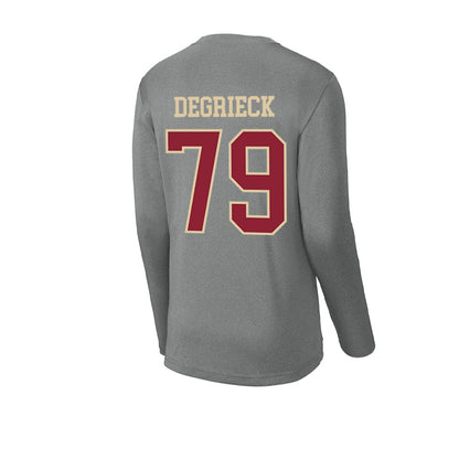 Boston College - NCAA Football : Alex Degrieck - Activewear Long Sleeve T-Shirt-1