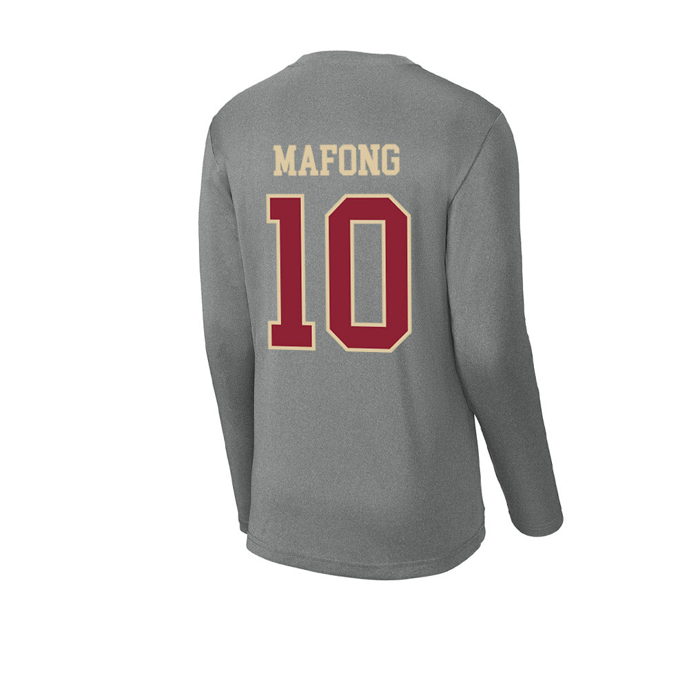 Boston College - NCAA Men's Soccer : Dylan Mafong - Activewear Long Sleeve T-Shirt-1