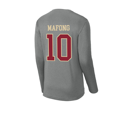 Boston College - NCAA Men's Soccer : Dylan Mafong - Activewear Long Sleeve T-Shirt-1