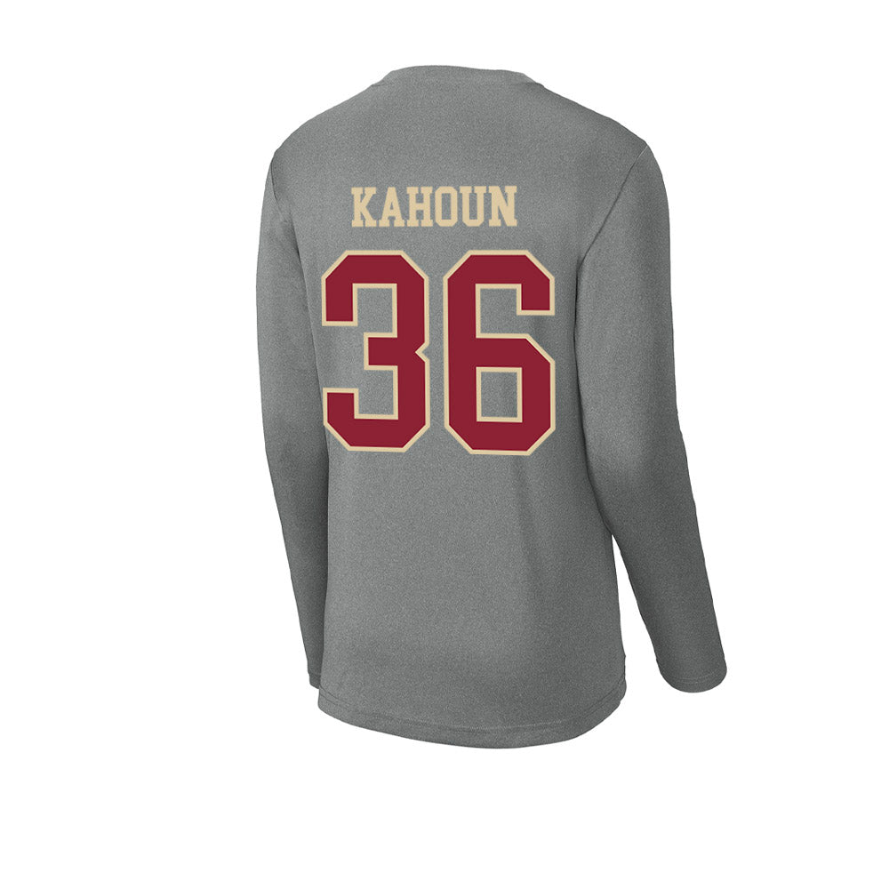 Boston College - NCAA Football : Bodie Kahoun - Activewear Long Sleeve T-Shirt-1