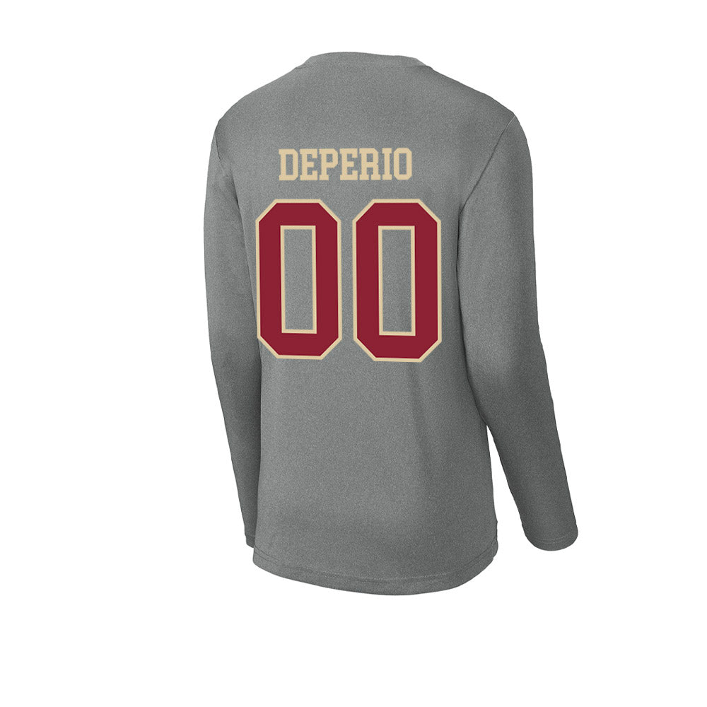 Boston College - NCAA Softball : Kaeliana DePerio - Activewear Long Sleeve T-Shirt-1