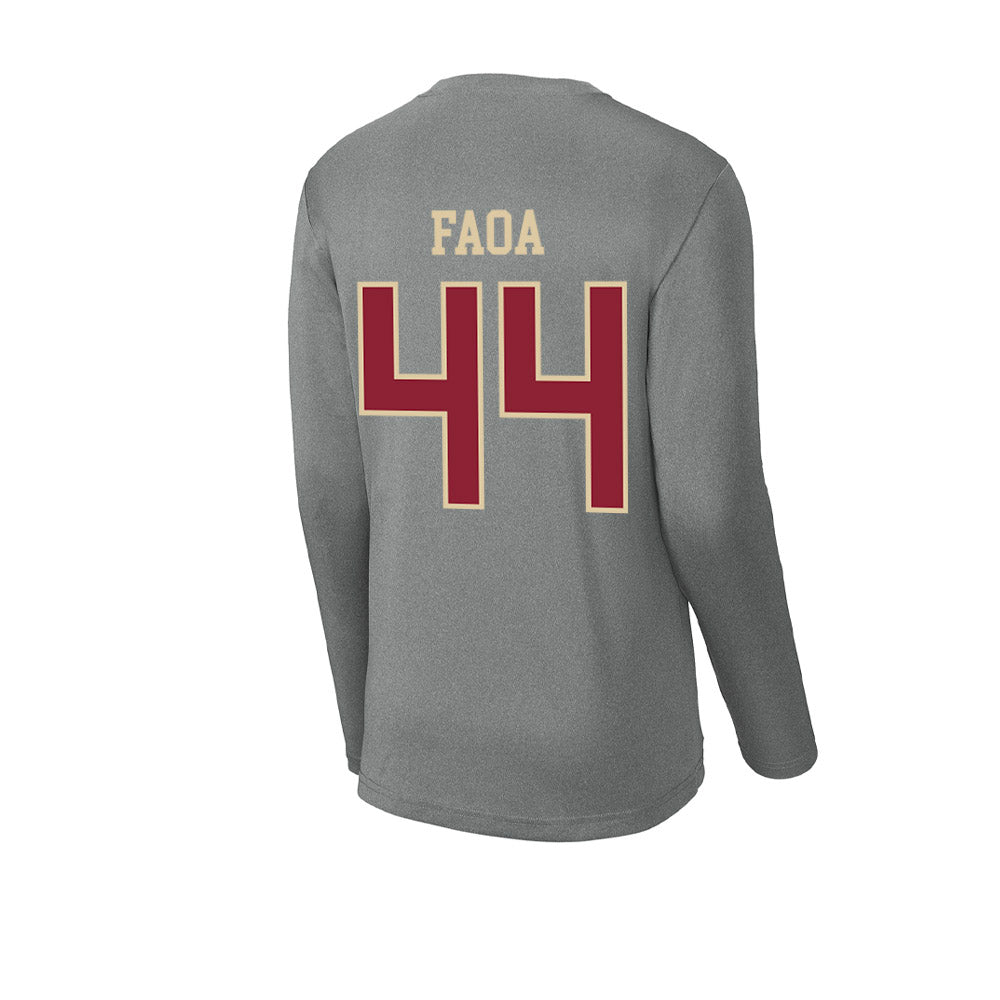 Boston College - NCAA Football : Palaie Faoa - Activewear Long Sleeve T-Shirt-1