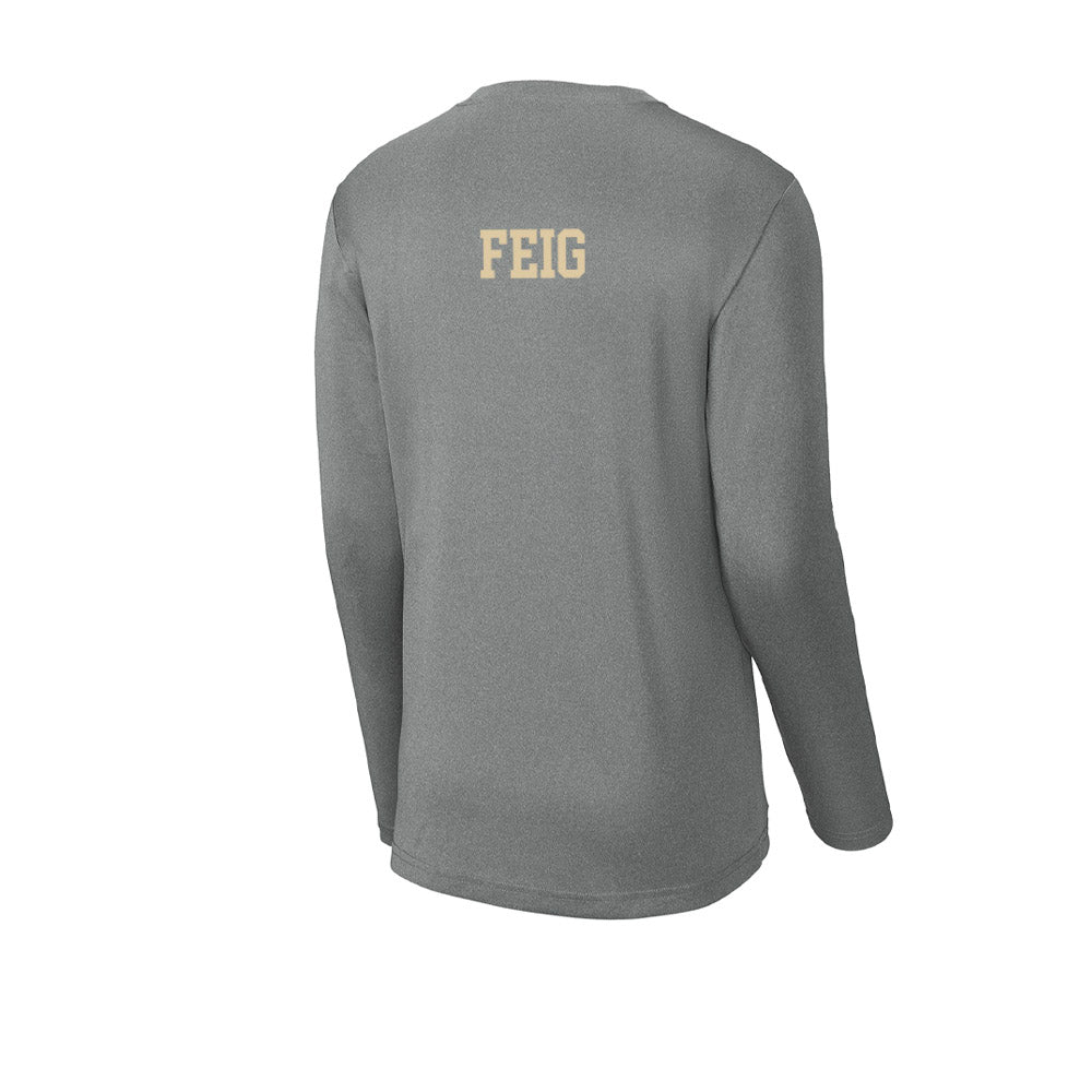 Boston College - NCAA Women's Fencing : Sela Feig - Activewear Long Sleeve T-Shirt-1