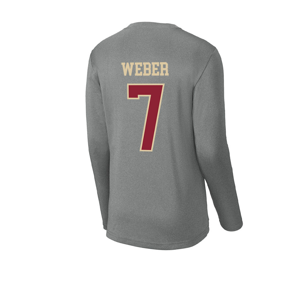 Boston College - NCAA Women's Field Hockey : Melea Weber - Activewear Long Sleeve T-Shirt-1