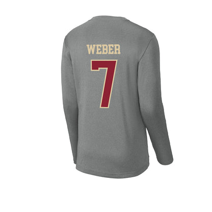 Boston College - NCAA Women's Field Hockey : Melea Weber - Activewear Long Sleeve T-Shirt-1