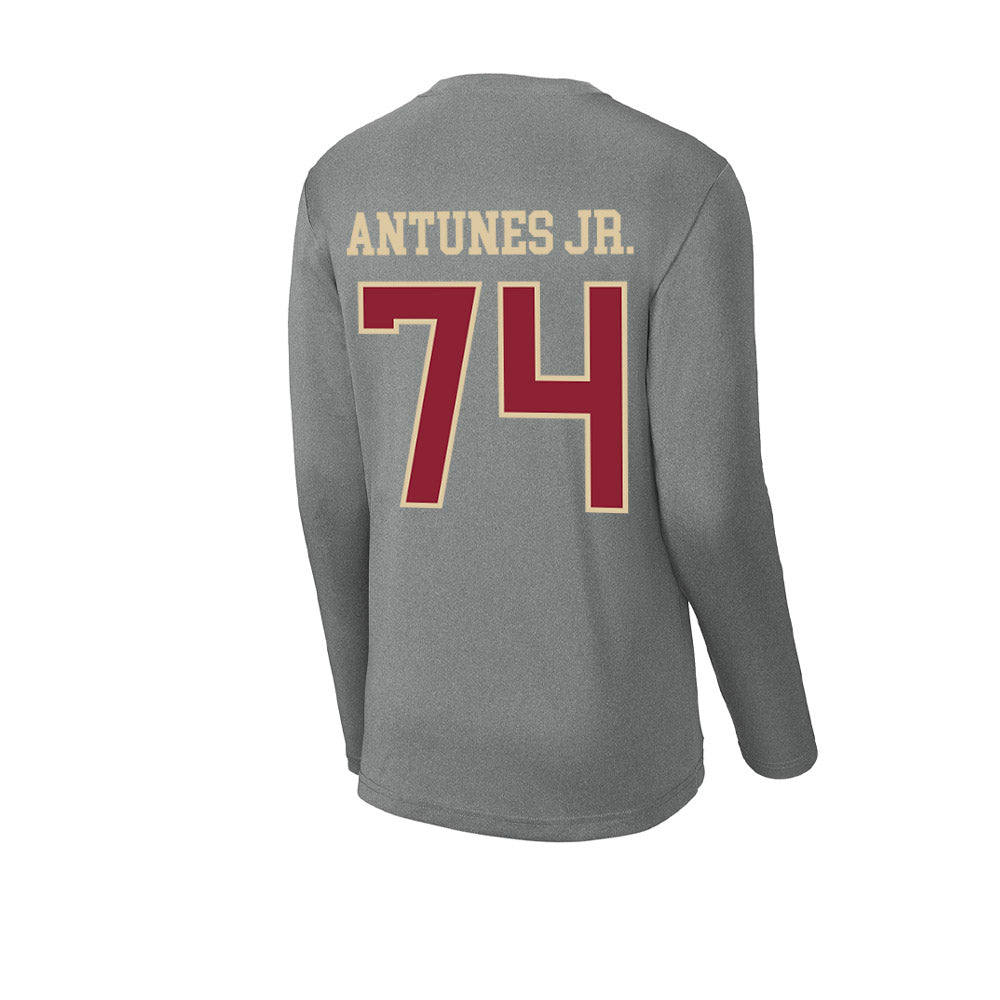 Boston College - NCAA Football : Marcelino Antunes Jr. - Activewear Long Sleeve T-Shirt-1