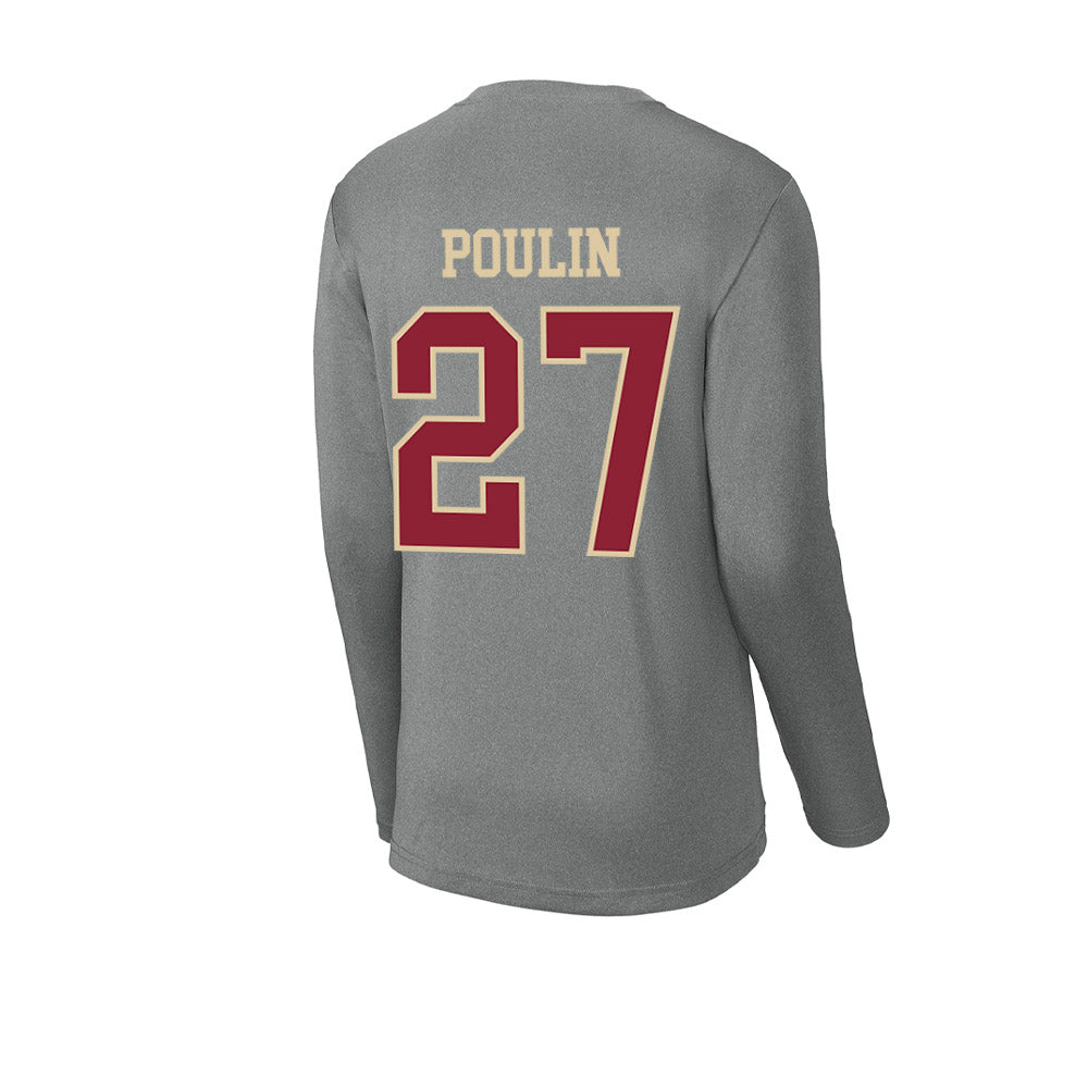 Boston College - NCAA Women's Soccer : Lydia Poulin - Activewear Long Sleeve T-Shirt-1