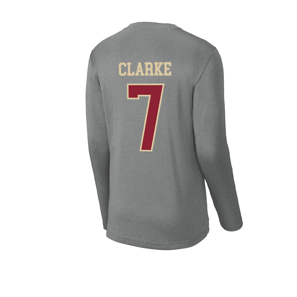 Boston College - NCAA Women's Soccer : Georgina Clarke - Activewear Long Sleeve T-Shirt-1