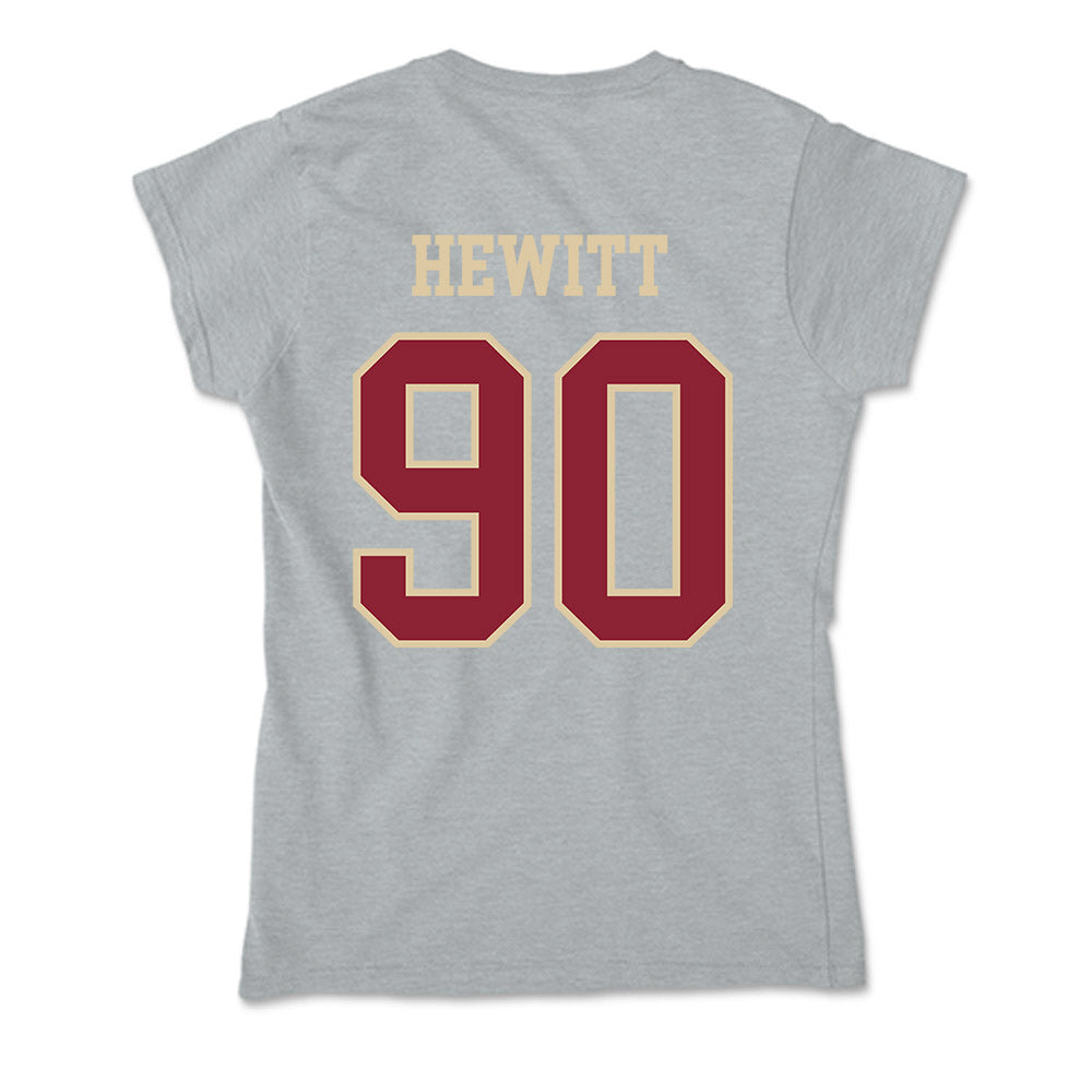 Boston College - NCAA Football : Jon Hewitt - Soft Style Women’s T-Shirt-1