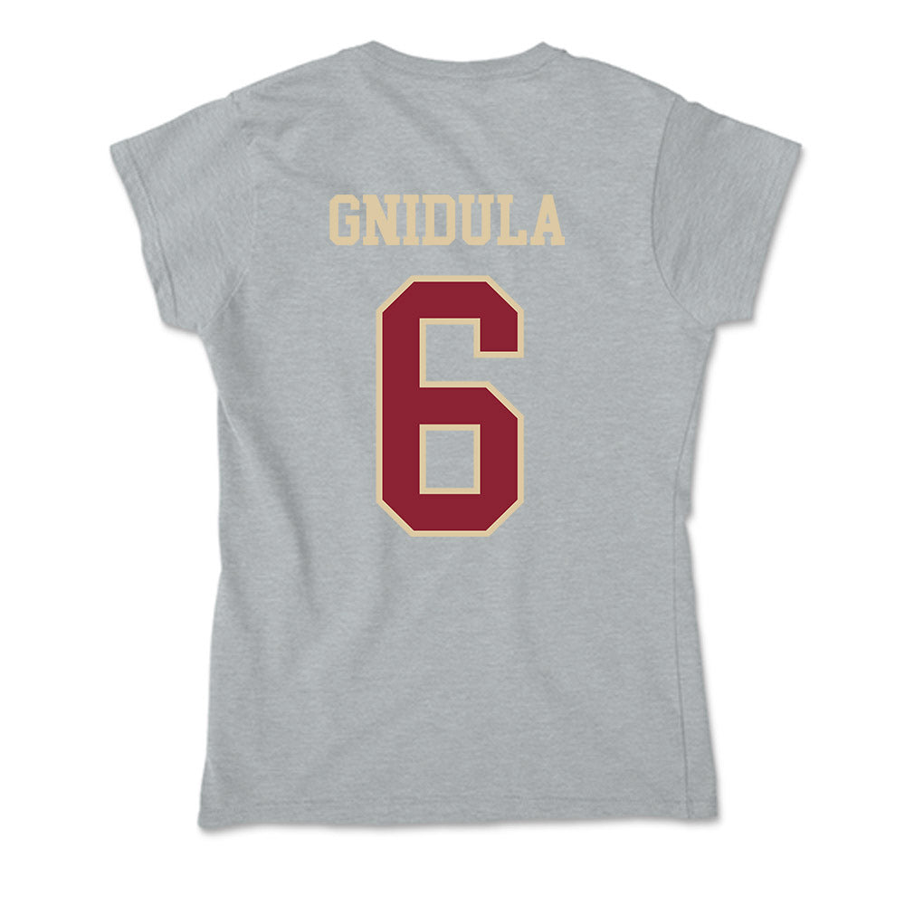 Boston College - NCAA Women's Soccer : Annie Gnidula - Soft Style Women’s T-Shirt-1