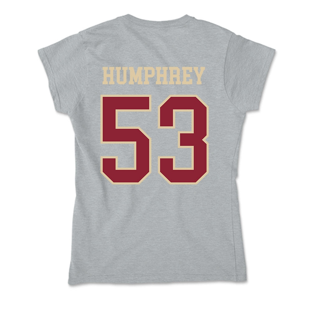 Boston College - NCAA Football : Tre Humphrey - Soft Style Women’s T-Shirt-1