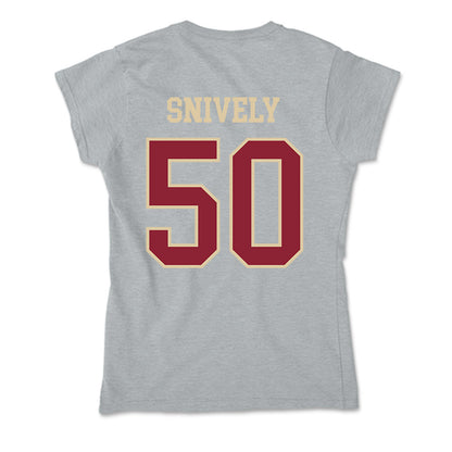 Boston College - NCAA Football : Owen Snively - Soft Style Women’s T-Shirt-1