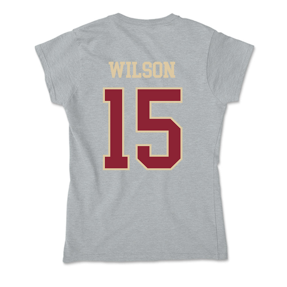 Boston College - NCAA Football : Grayson Wilson - Soft Style Women’s T-Shirt-1