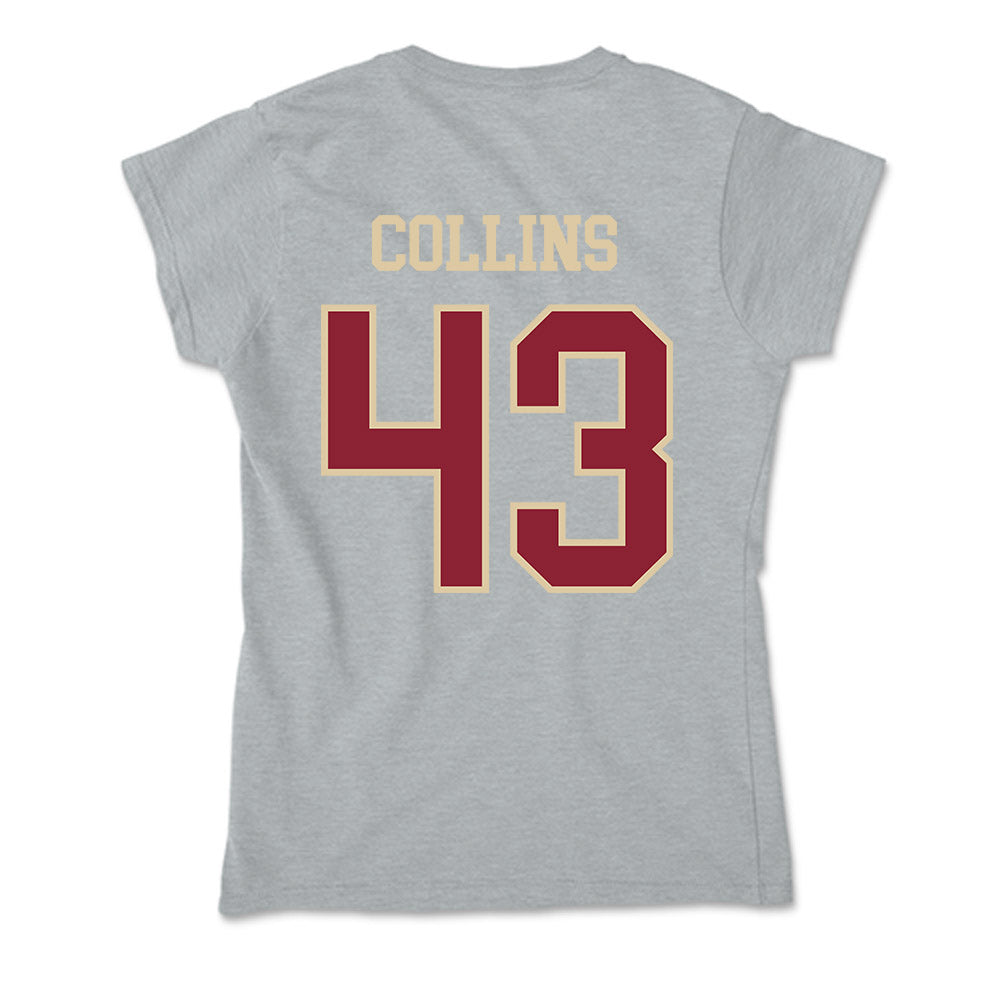 Boston College - NCAA Football : Griffin Collins - Soft Style Women’s T-Shirt-1