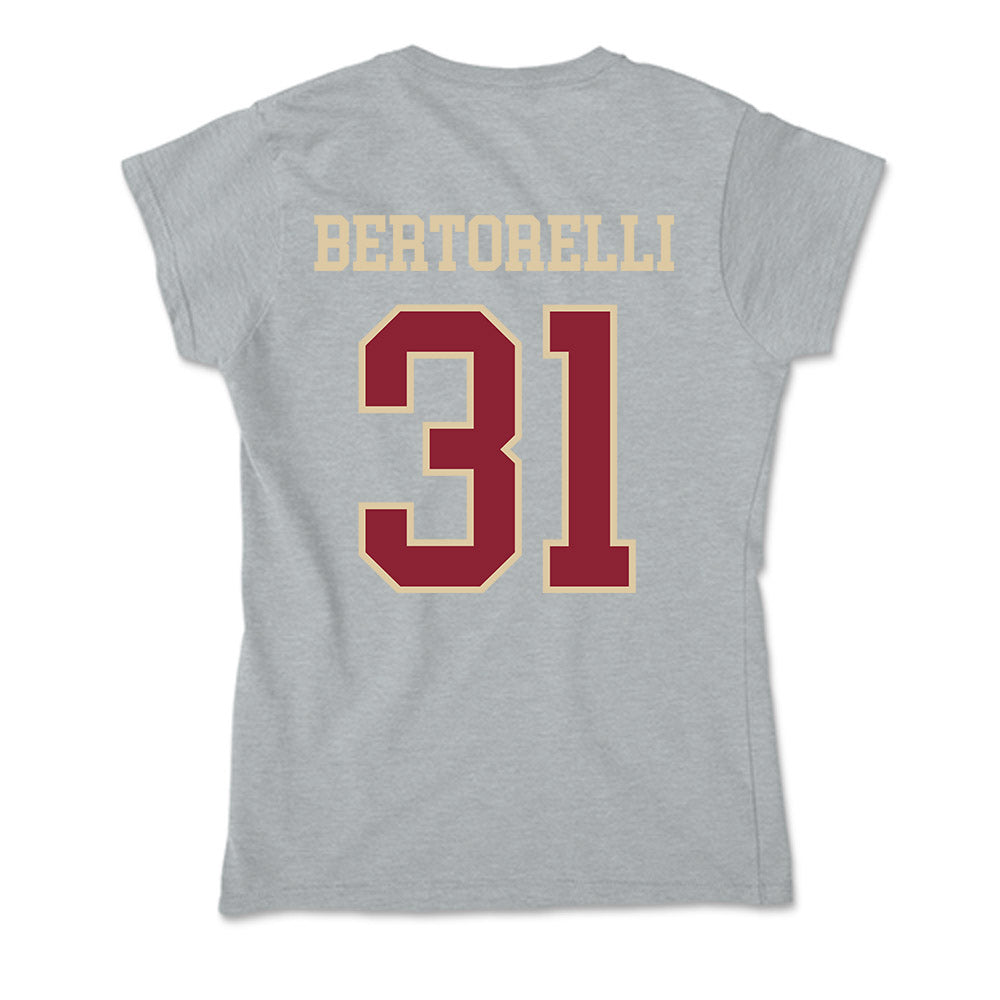 Boston College - NCAA Softball : Sophia Bertorelli - Soft Style Women’s T-Shirt-1