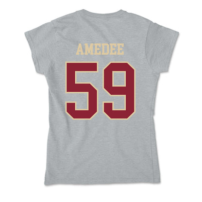 Boston College - NCAA Football : Micah Amedee - Soft Style Women’s T-Shirt-1