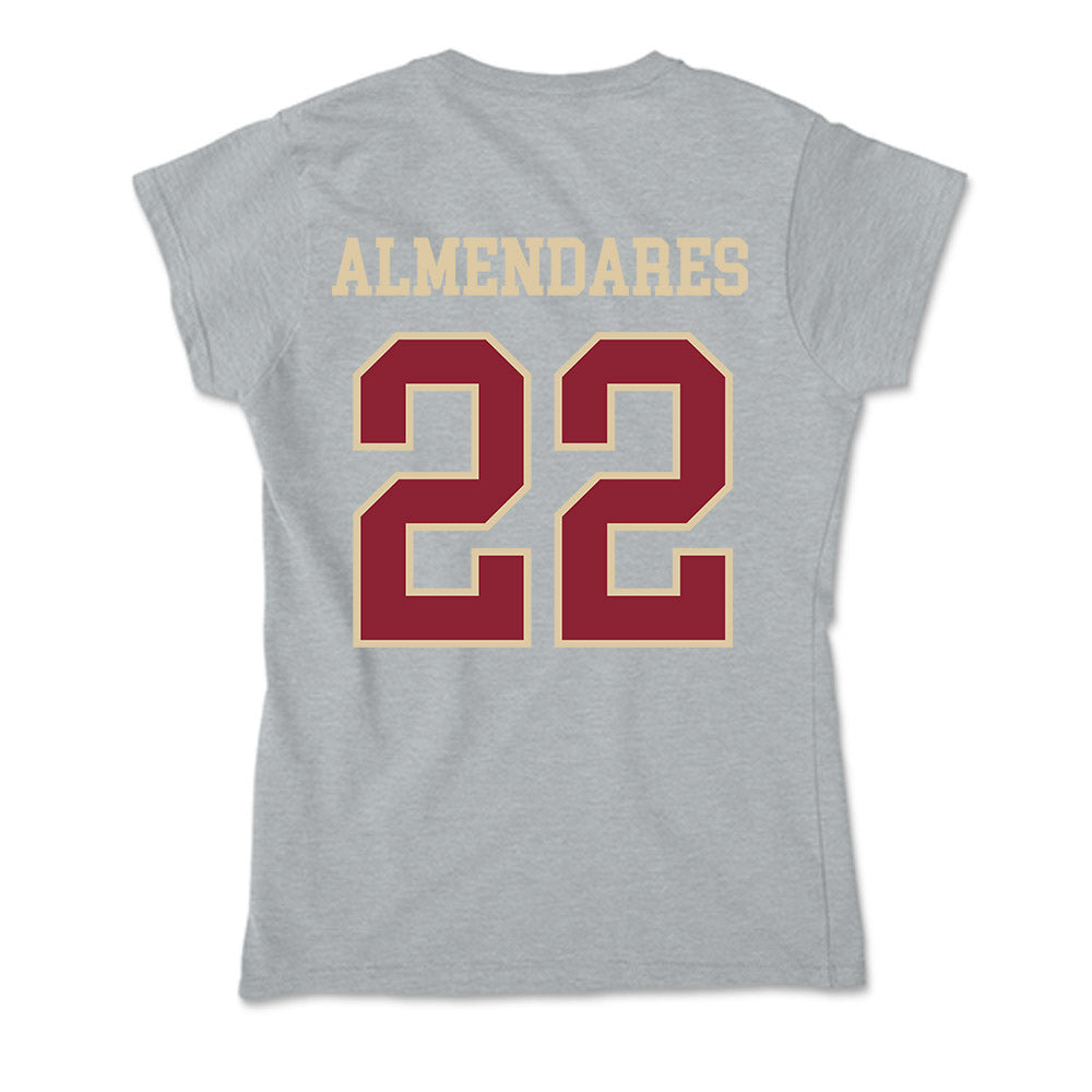 Boston College - NCAA Men's Soccer : Erick Almendares - Soft Style Women’s T-Shirt-1