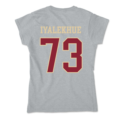 Boston College - NCAA Football : Lawrence Iyalekhue - Soft Style Women’s T-Shirt-1