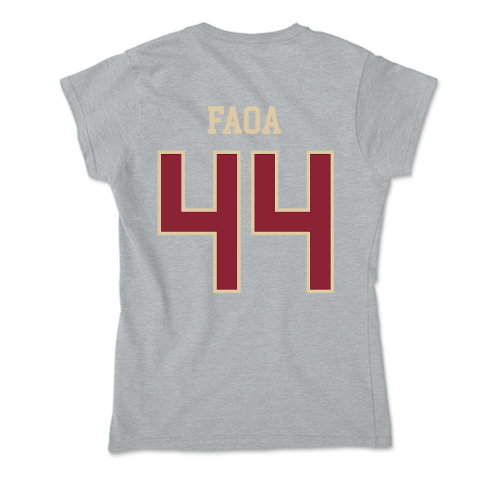 Boston College - NCAA Football : Palaie Faoa - Soft Style Women’s T-Shirt-1