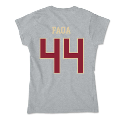 Boston College - NCAA Football : Palaie Faoa - Soft Style Women’s T-Shirt-1