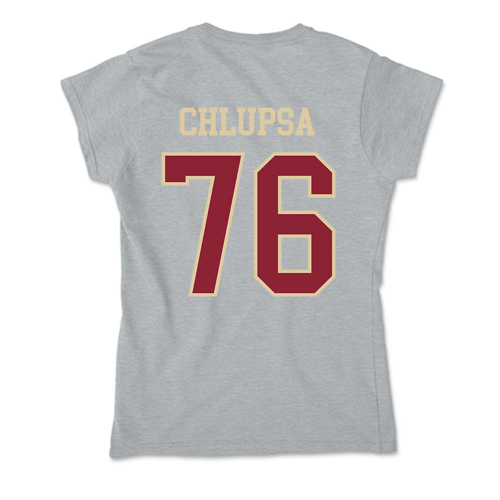 Boston College - NCAA Football : Tanner Chlupsa - Soft Style Women’s T-Shirt-1
