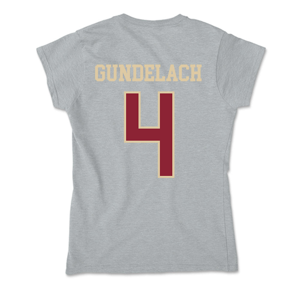 Boston College - NCAA Men's Soccer : Moritz Gundelach - Soft Style Women’s T-Shirt-1