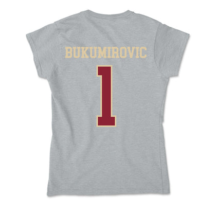 Boston College - NCAA Men's Basketball : Andrija Bukumirovic - Soft Style Women’s T-Shirt-1