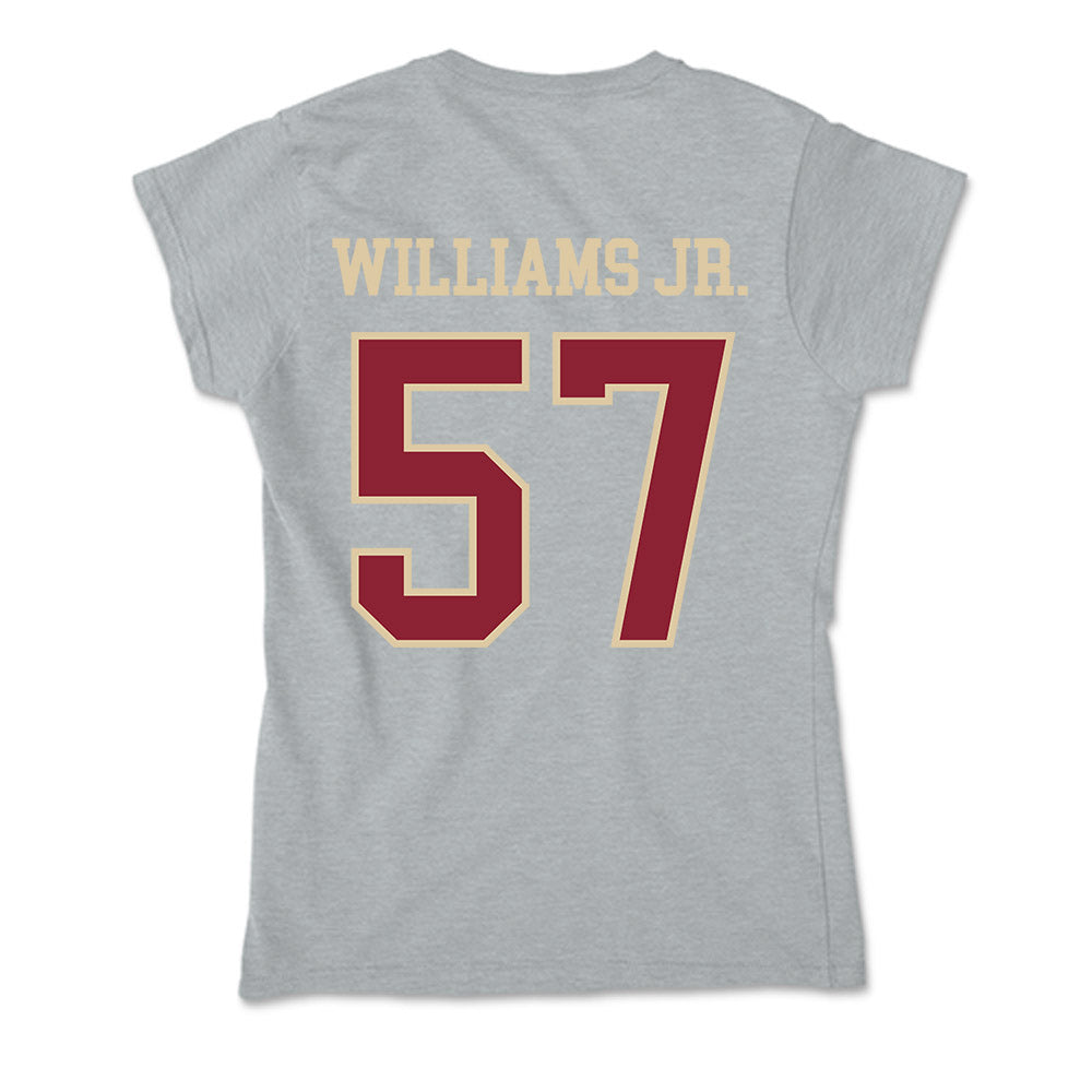 Boston College - NCAA Football : Denzil Williams Jr. - Soft Style Women’s T-Shirt-1