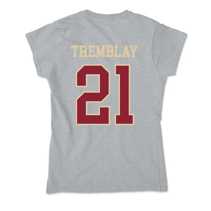 Boston College - NCAA Women's Ice Hockey : Maxim Tremblay - Soft Style Women’s T-Shirt-1