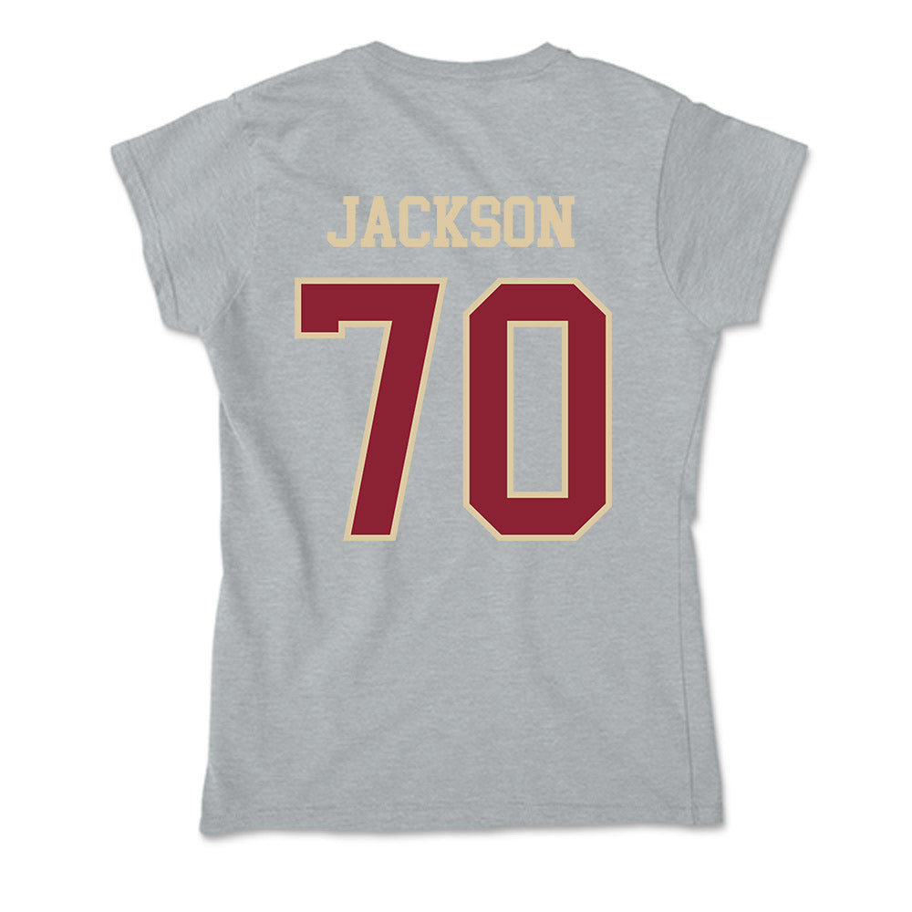 Boston College - NCAA Football : Reggie Jackson - Soft Style Women’s T-Shirt-1