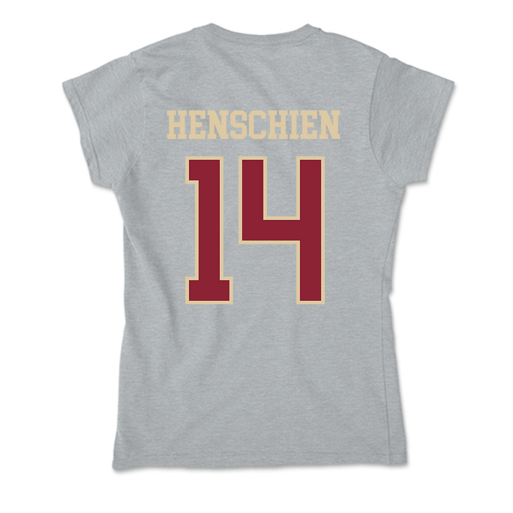 Boston College - NCAA Women's Soccer : Ada Henschien - Soft Style Women’s T-Shirt-1